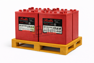 4 Bater�as Rolls 12V 206A C100 | 12 FS GC-HC